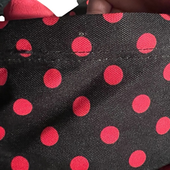 Loungefly Sanrio Hello Kitty black and pink 3D bow full size backpack rare 2013 - Picture 8 of 12